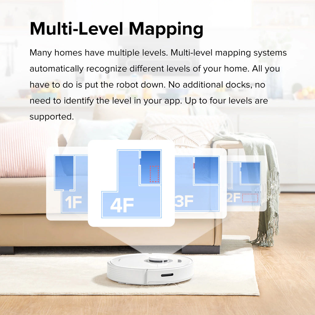 Robot Vacuum Cleaner with Auto-Empty Dock O1726