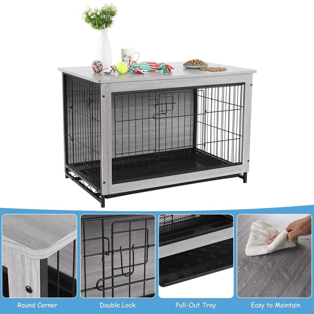 Wooden Dog Crate Furniture T4352