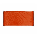 Rect. Plate 30x15cm Orange B633608