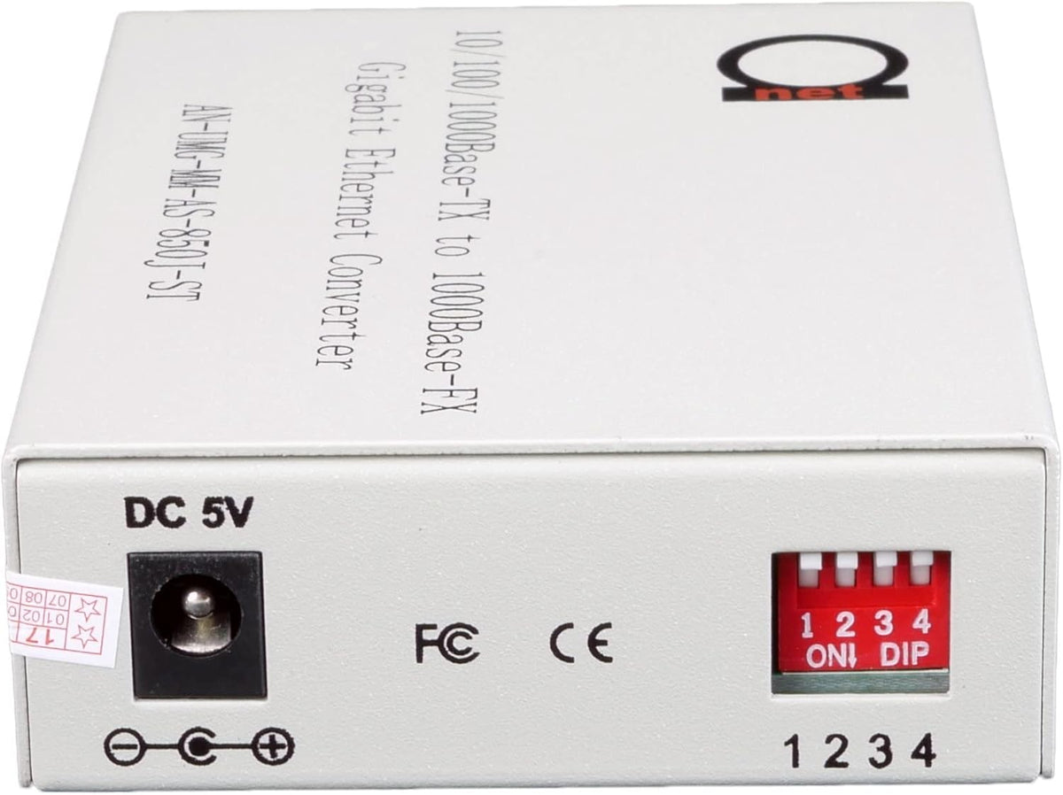 ST Gigabit Fiber Media Converter to UTP Cat5e RJ-45 V85602