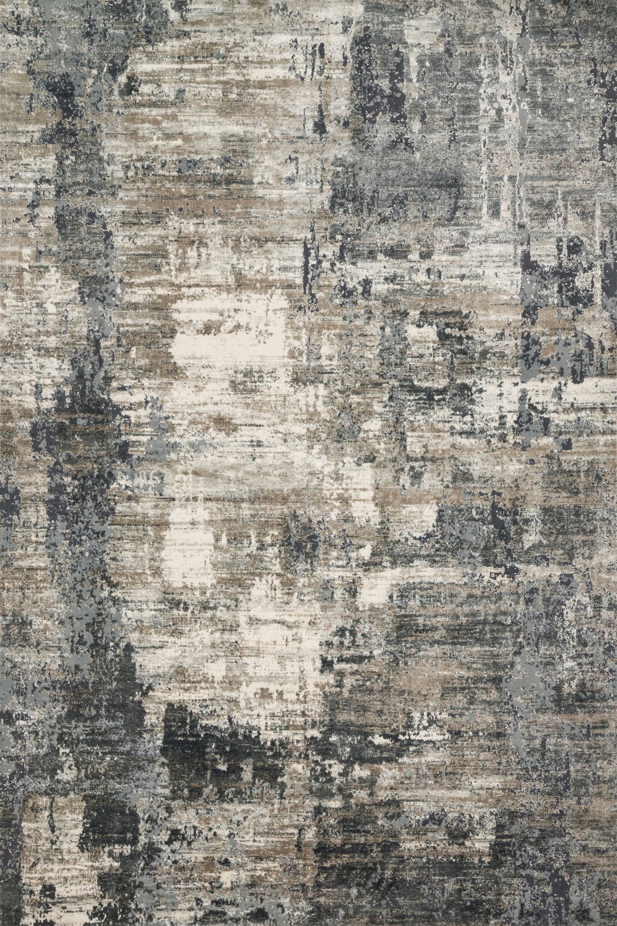 Ivory Charcoal 9'6 x 13' Rug A32501