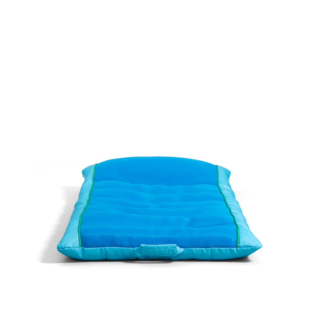 Blurred Blue Mesh Pool Lounger with Headrest S2959