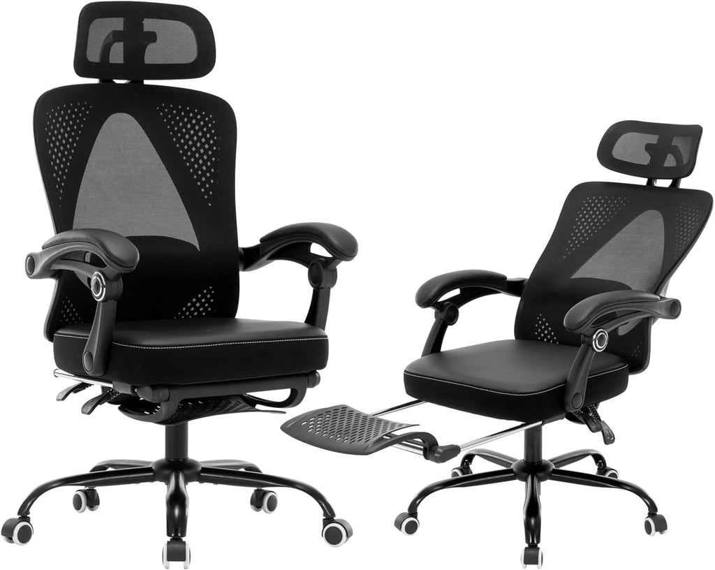 Black Ergonomic High Back Office Chair with Lumbar Support E72529