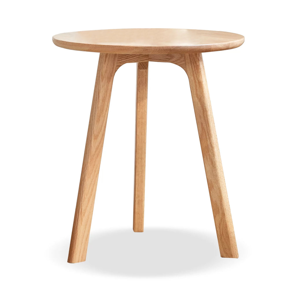 Round Solid Oak Coffee Table J4752