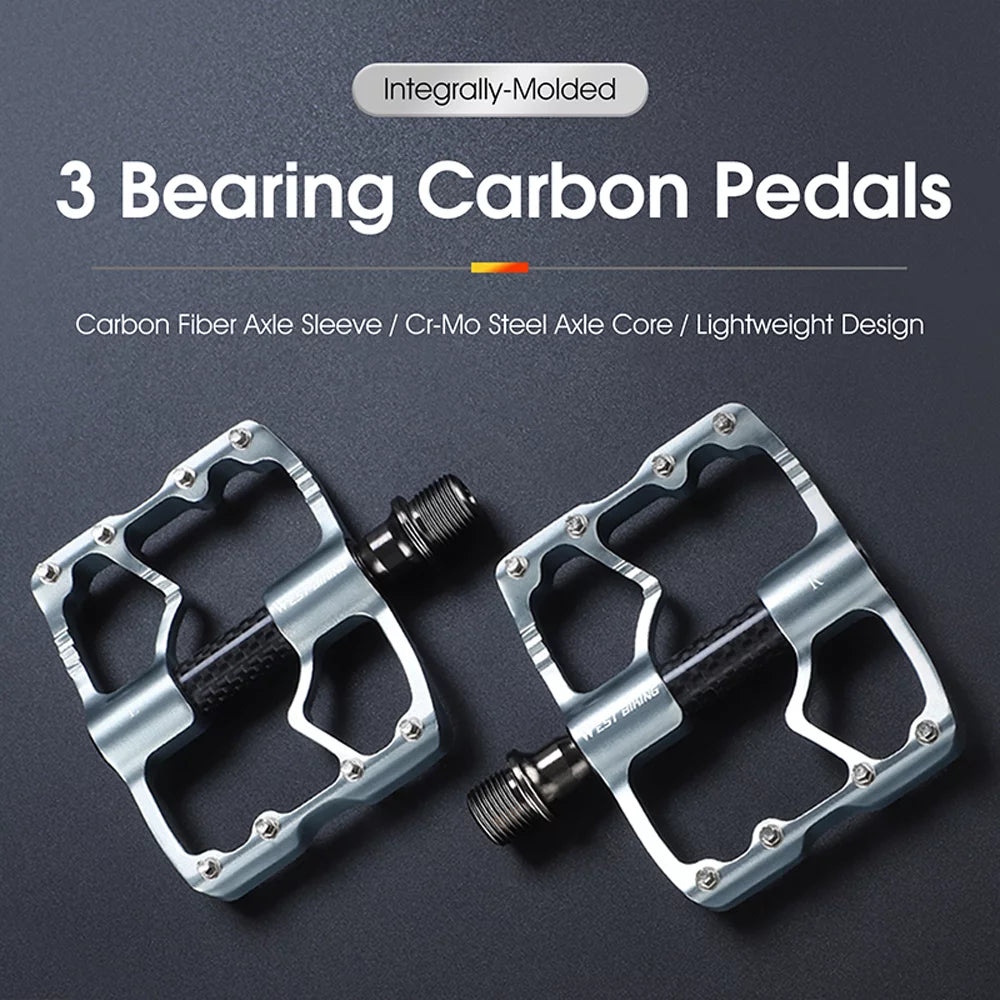 Ultralight Aluminum Alloy 3 Bearings Bike Pedals O13972