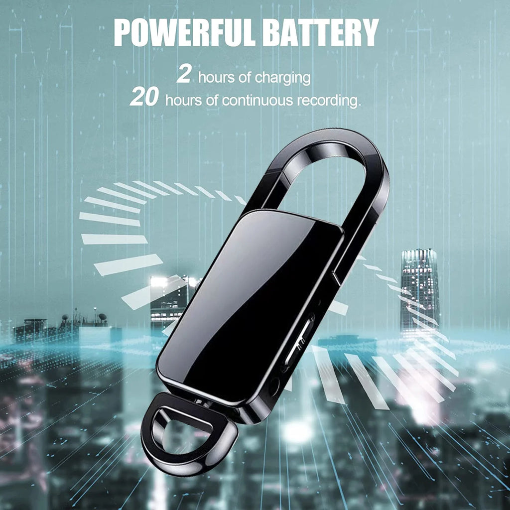64GB Voice Activated Recorder with Noise Reduction A801085