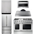 48 In. Propane Gas Range, Range Hood, Refrigerator, Dishwasher, Microwave Drawer C428147