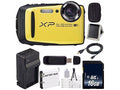 Yellow Digital Camera with 16GB SDHC Memory Card Bundle J5474