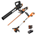 Cordless Leaf Blower, Hedge Trimmer, & Weed Trimmer Combo Kit U422679