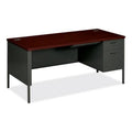 Mahogany Pedestal Desk 66 in. x 30 in. M16523