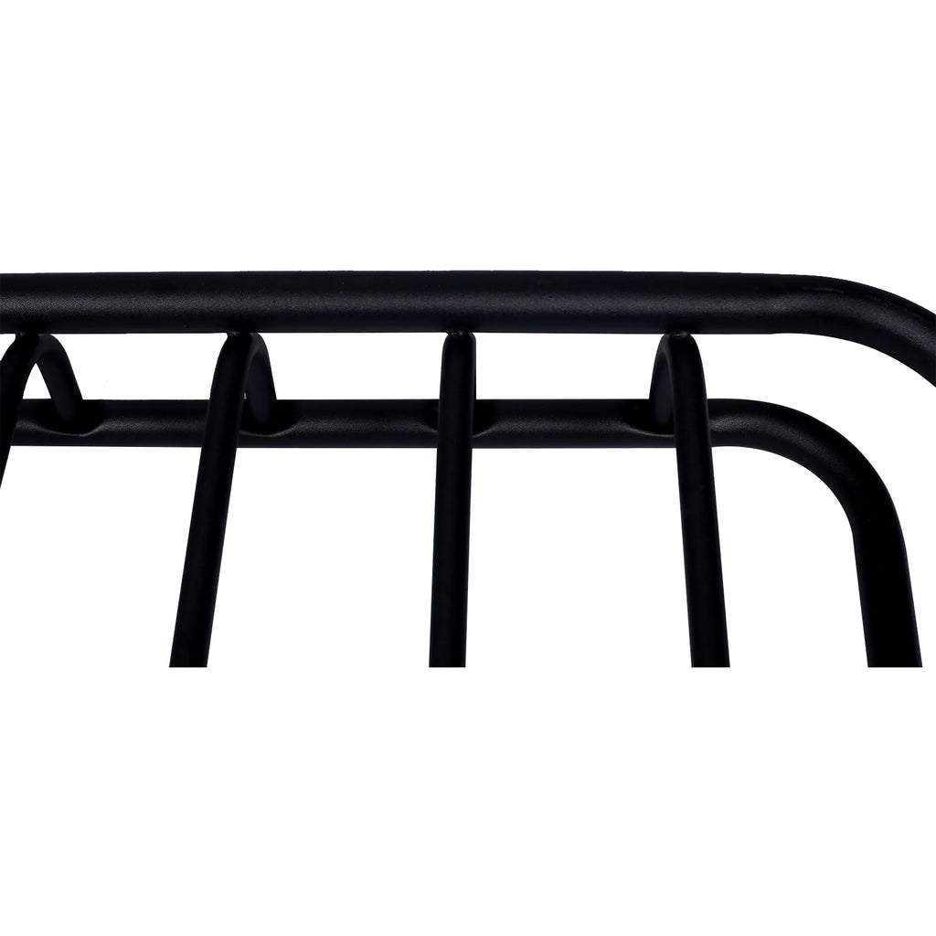Black Steel Roof Rack Cargo Carrier Basket G82519