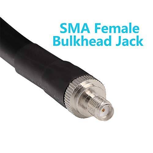 100 ft Low-Loss Coaxial Extension Cable (50 Ohm) SMA Male to SMA Female K135316
