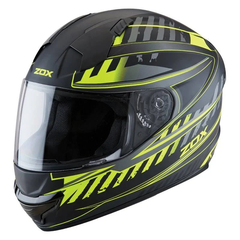 Matte Hi-Viz Yellow/Black Full Face Helmet G29746