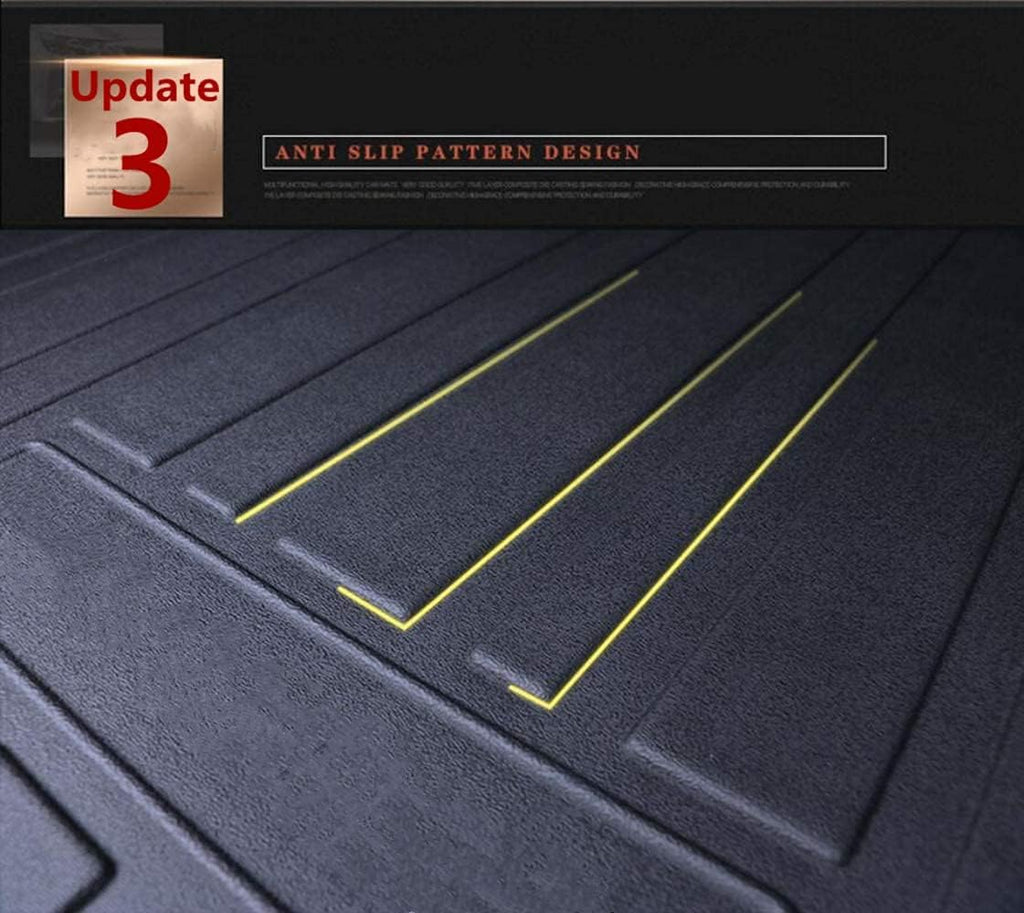 Heavy-Duty Waterproof Rear Cargo Tray Trunk Floor Mats M4308