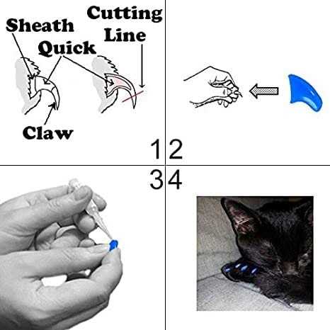 Soft Nail Caps for Cats H834