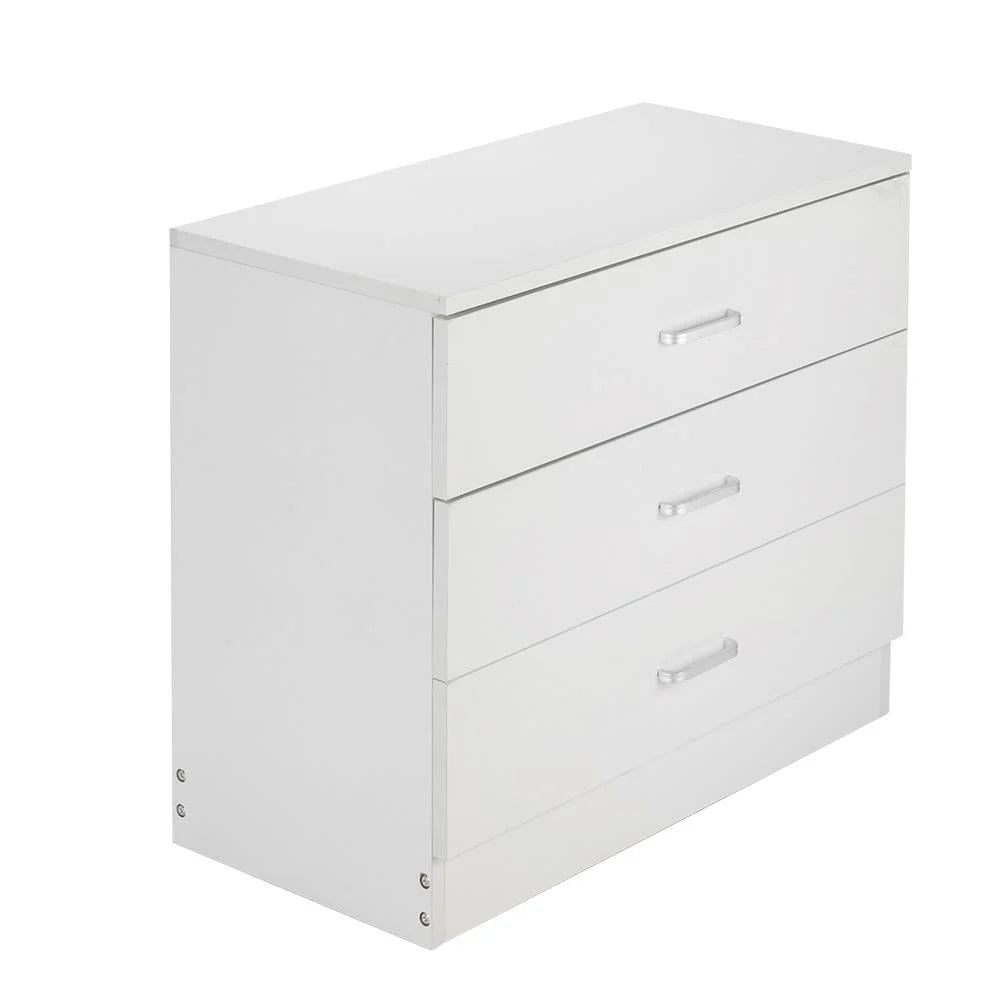 White 3 Drawer Dresser D5684