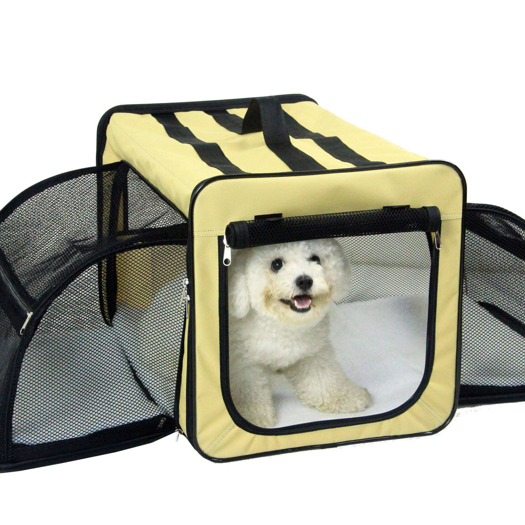 Pink Small Folding Wire Pet Dog Crate N214