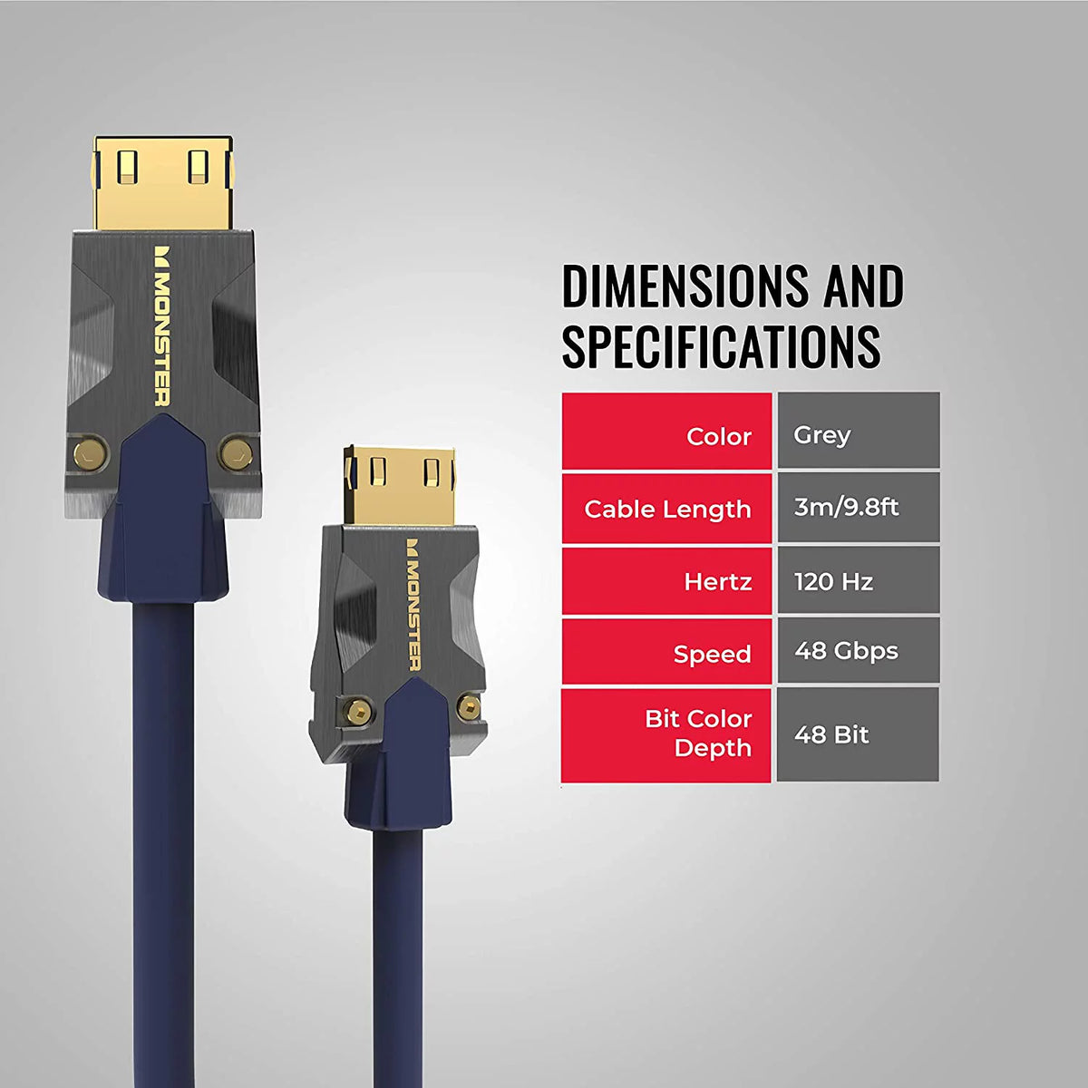 Blue 8K High Speed HDMI 2.1 Cable F67210