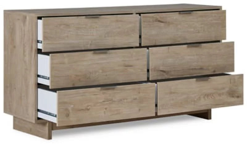 Rustic 6 Drawer Dresser O229