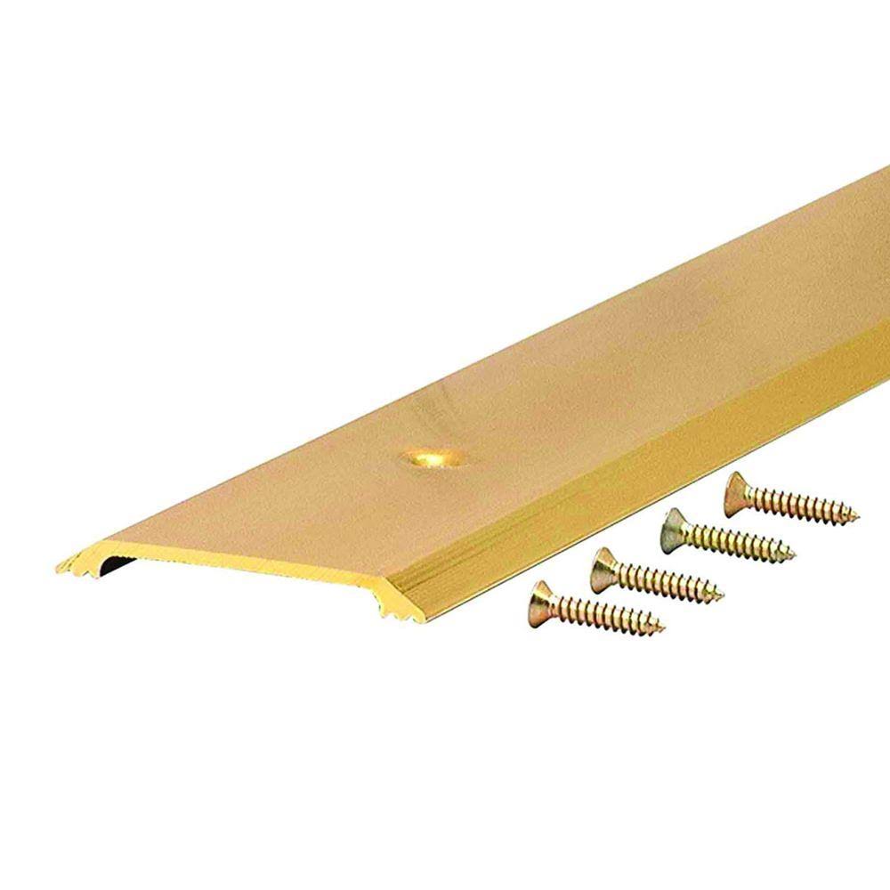 Brite Gold Aluminum Saddle Door Threshold T65636