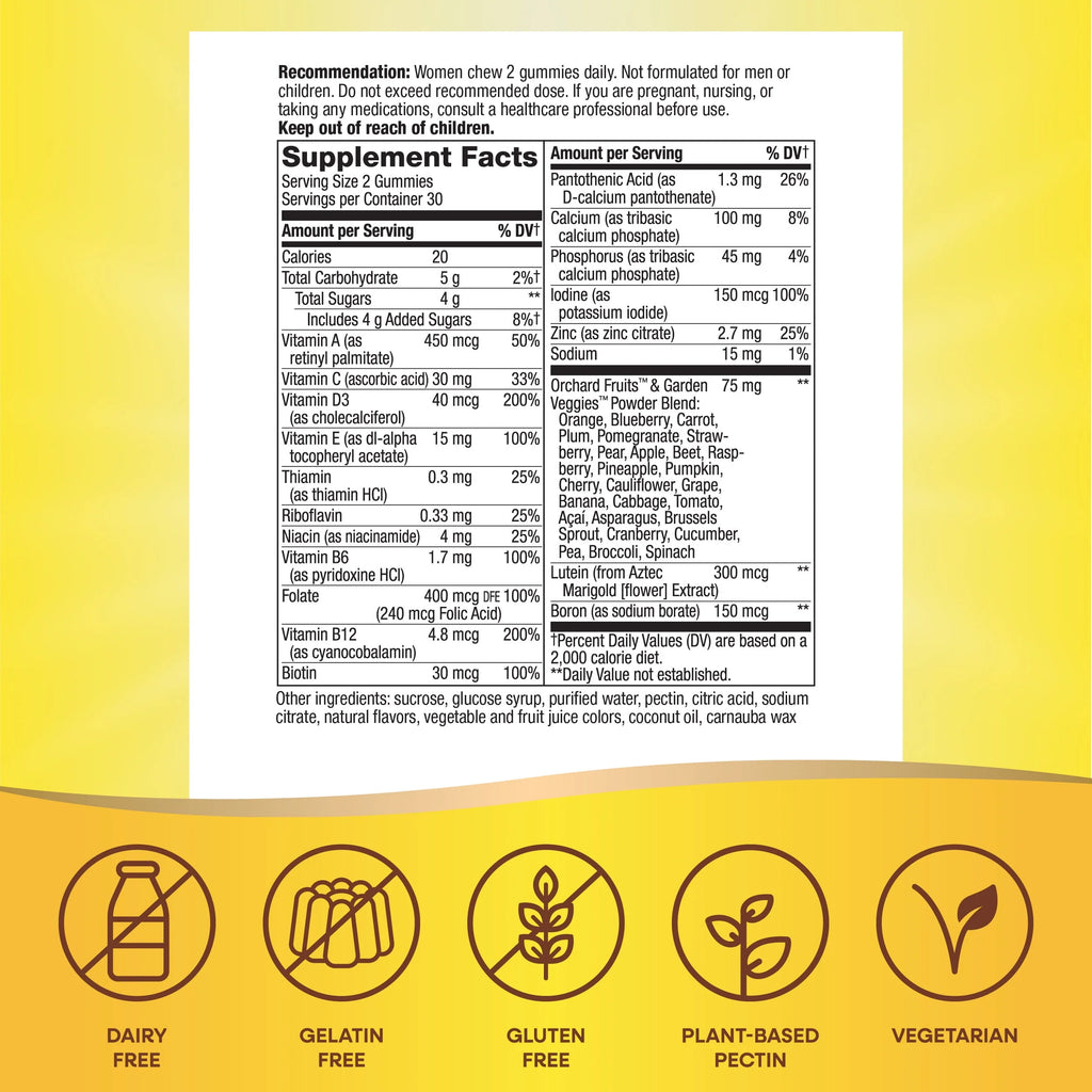 Mixed Berry 60 Count Gummy Multivitamin B924103