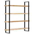 4-Tier Rough Mango Wood Bookcase X189092