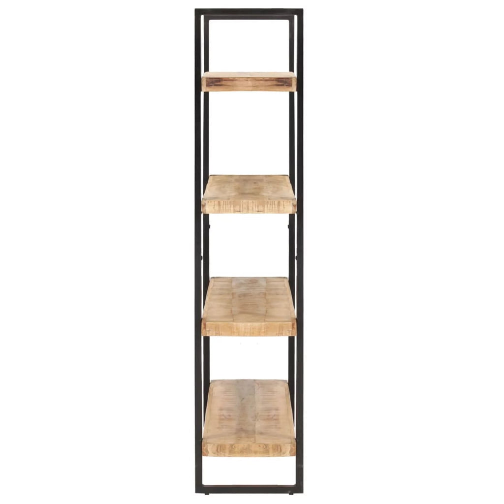 4-Tier Rough Mango Wood Bookcase X189092