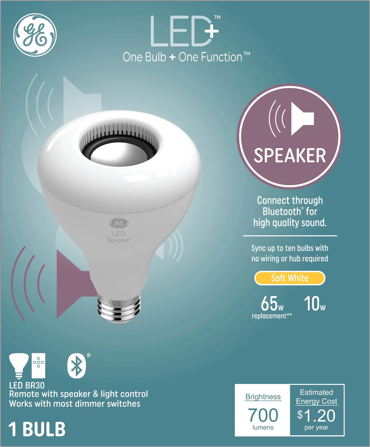 Soft White BR30 LED Light Bulb K56675