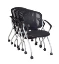 Black Nesting Chair 4 Pack R40169