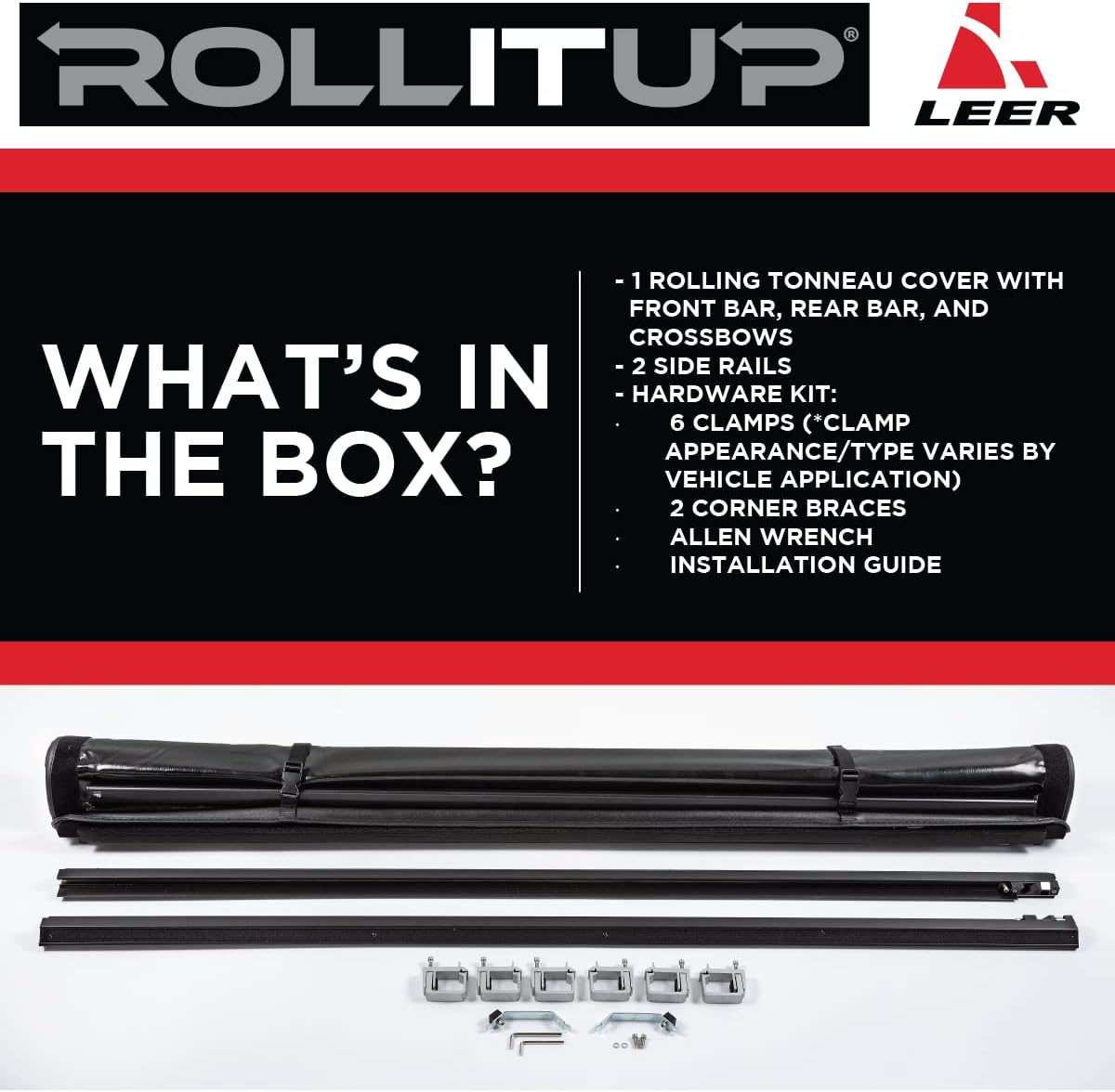 Soft Roll Up Truck Bed Tonneau Cover Y858581