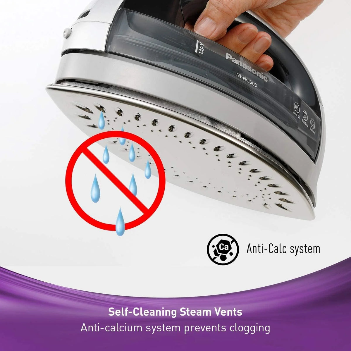 Cordless Iron 1500W Stainless Steel Soleplate M5608