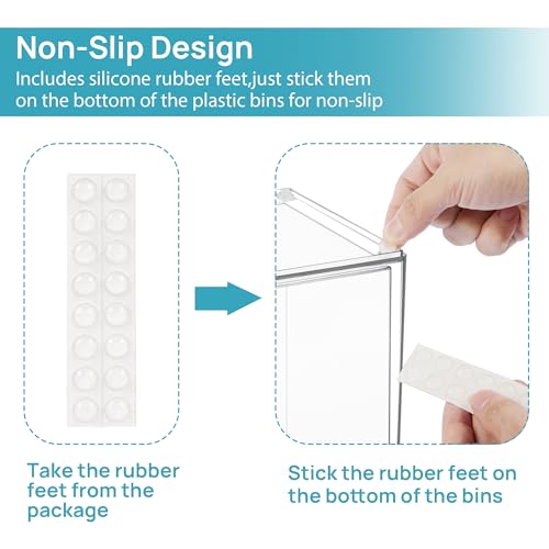 Clear Stackable Acrylic Storage Drawers 2 Pack I251642