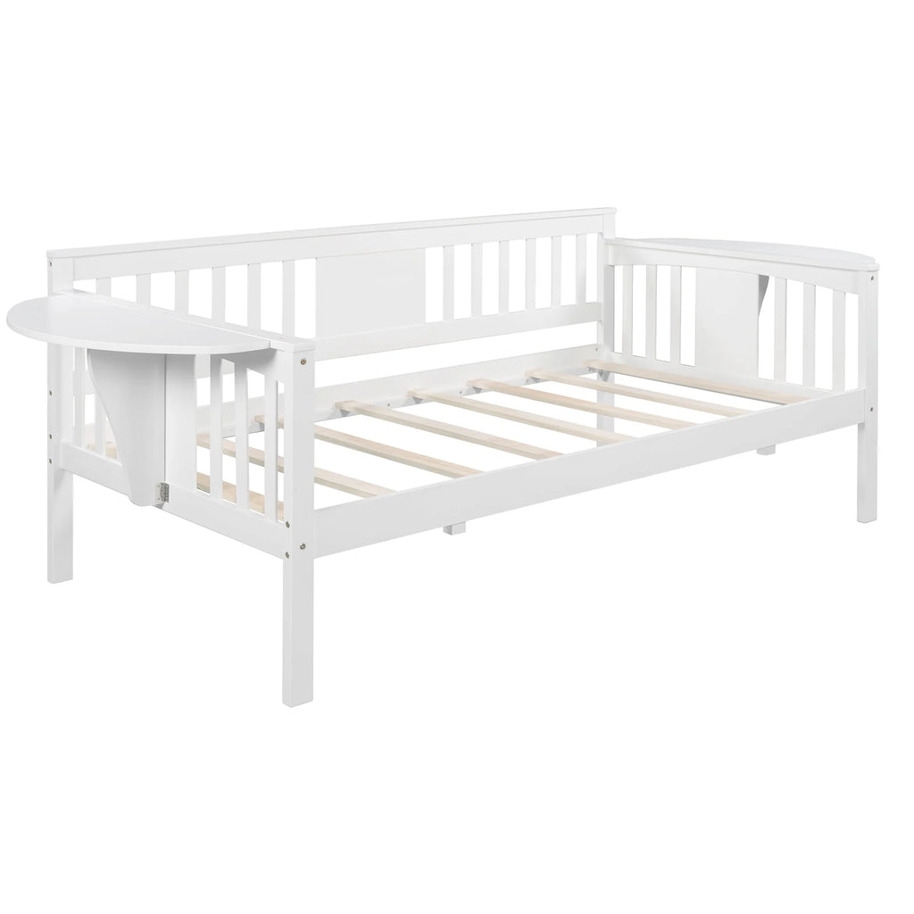 Twin Size White Wood Daybed R1975