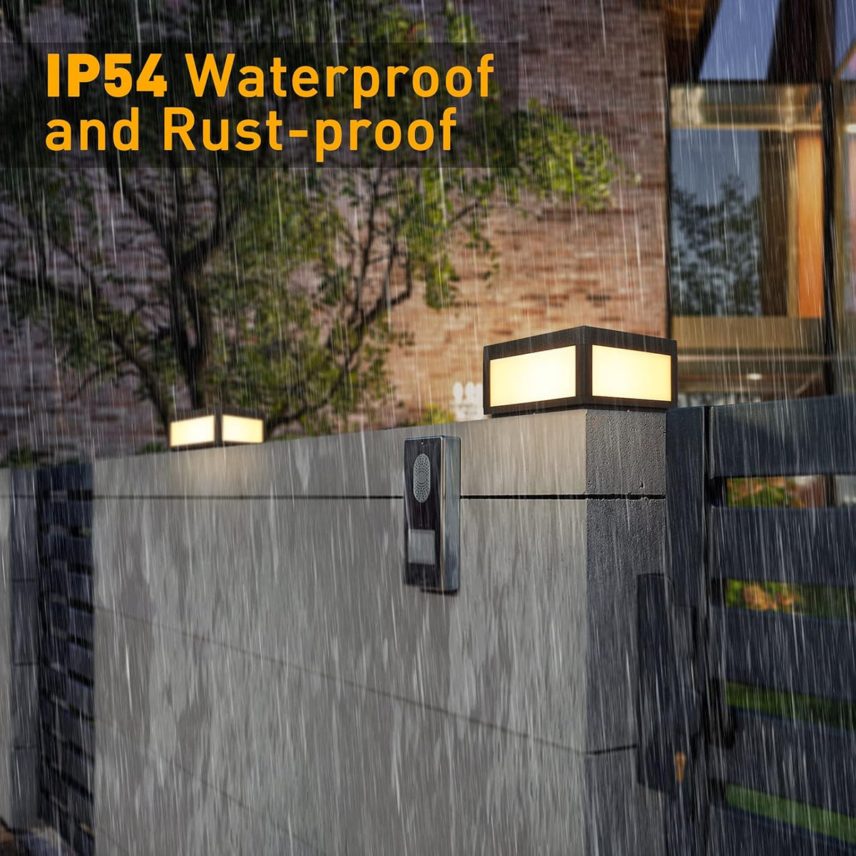 Outdoor Post Light LED Deck Cap Light with IP54 Waterproof E26 Bulb A520990