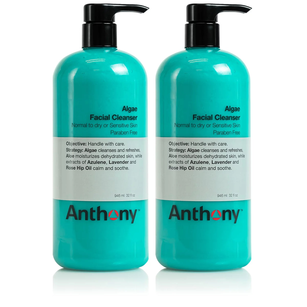Algae Facial Cleanser 32 Fl Oz Pack of 2 D911557