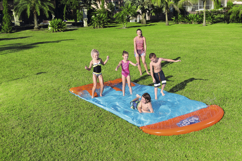 15' Triple Lane Water Slide M252517