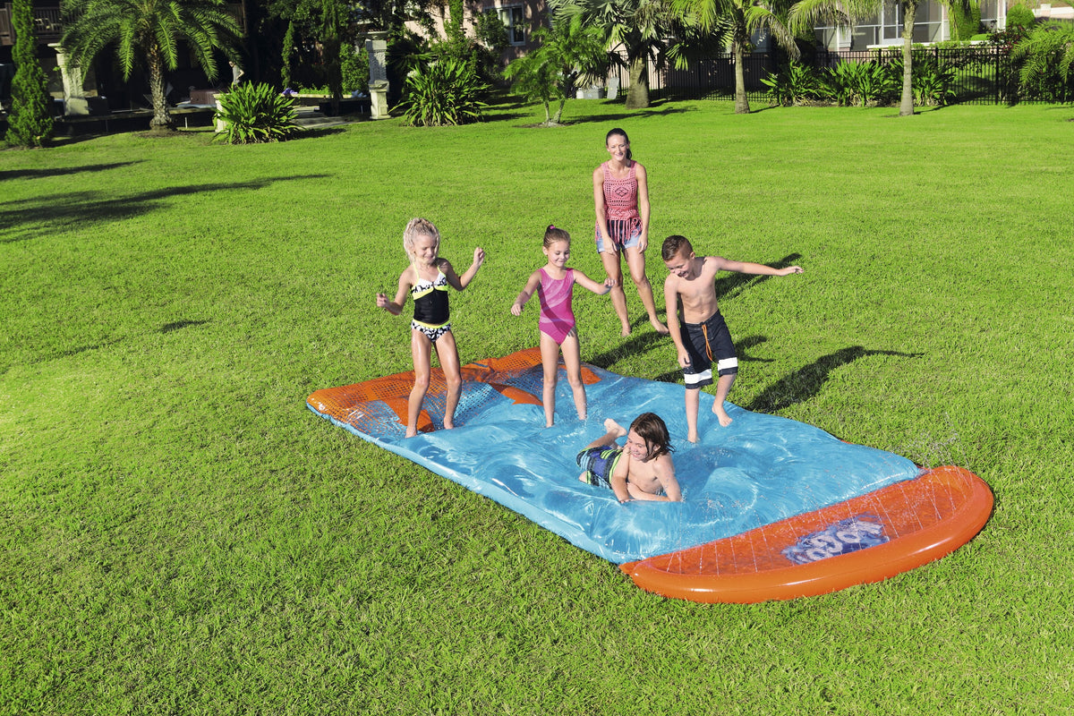15' Triple Lane Water Slide M252517