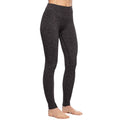Charcoal Heather Seamless Knee Patch Tight Z821