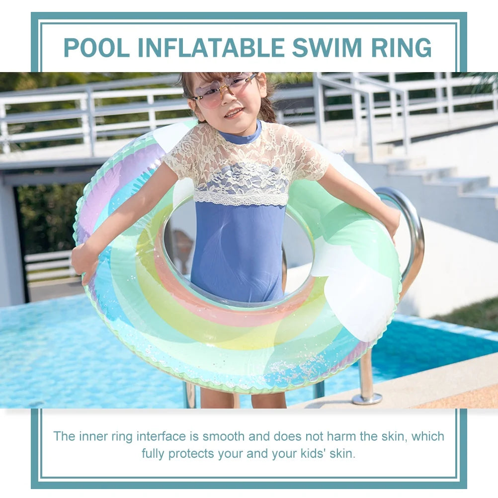 Floating Swimming Ring Inflatable Sequin Design F763