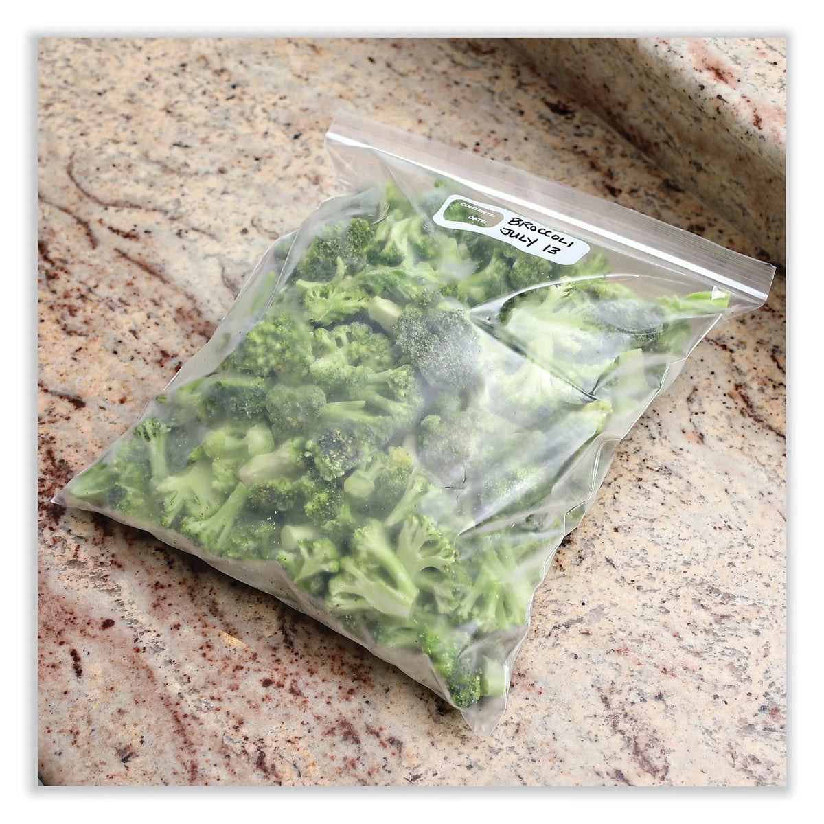 Reclosable Food Storage Bags, 2 gal, Clear, 100/Box Q700