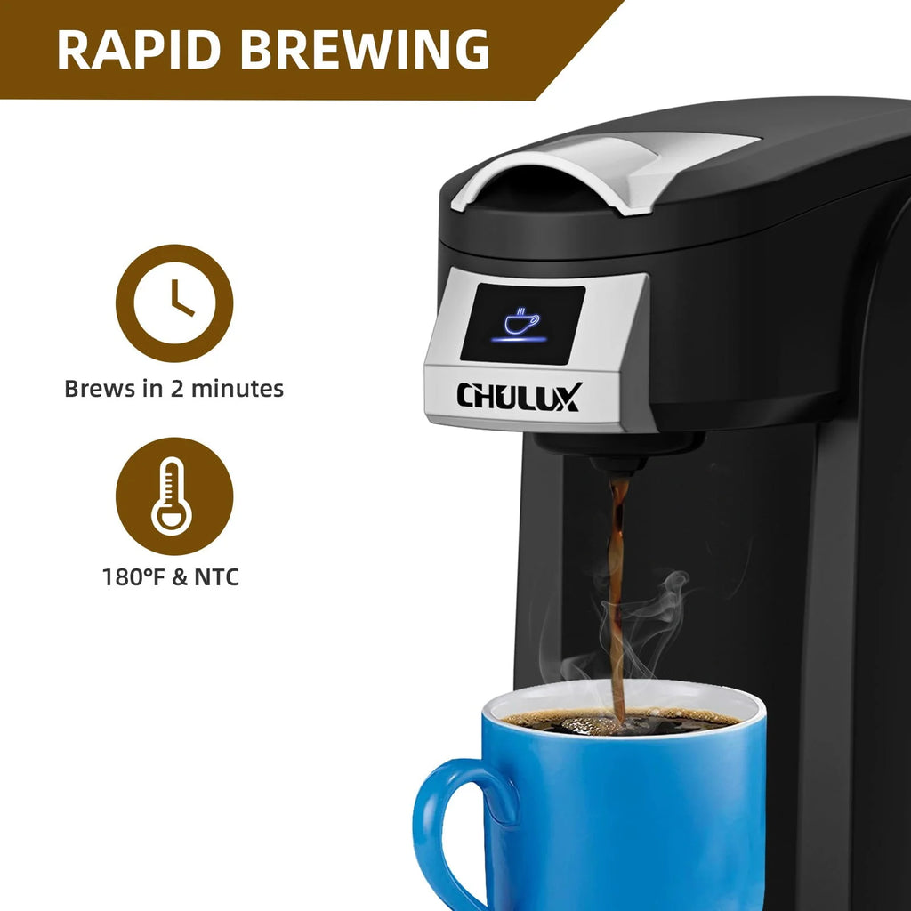 Single Serve Coffee Maker for K Cup & Ground Coffee Y172928