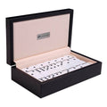 White Domino Set with Black Case R62231