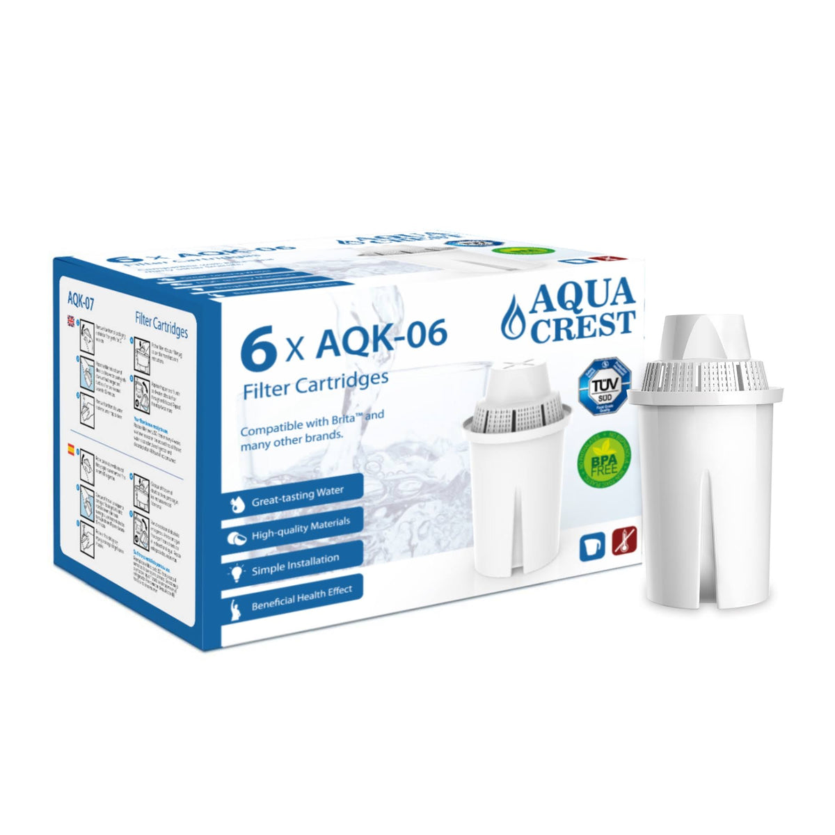 24/Carton Water Filter Pitcher Replacement Filters F6660
