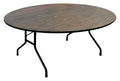 Walnut Round Folding Table 48 in. C56148
