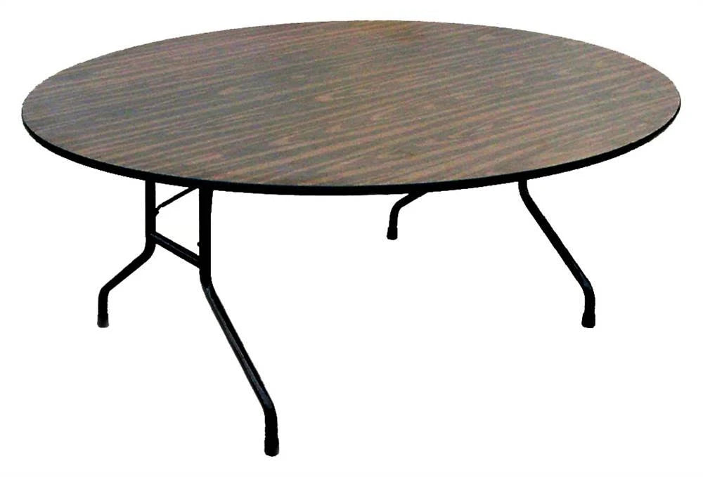Walnut Round Folding Table 48 in. C56148