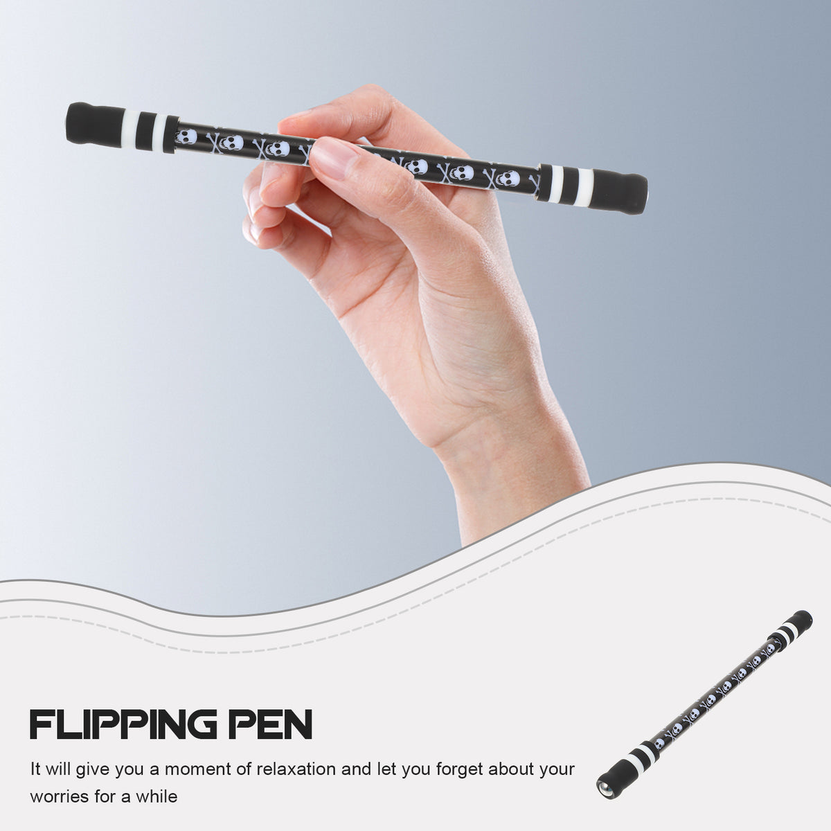 Pen Spinners Children's Toys Finger Skull Student M292957
