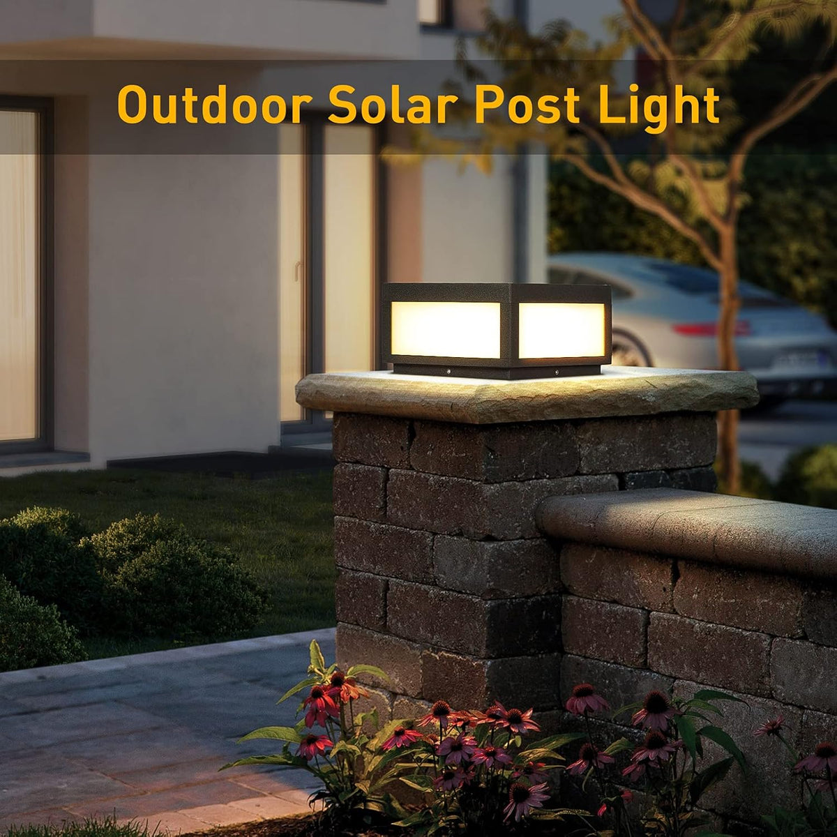 Outdoor Post Light LED Deck Cap Light with IP54 Waterproof E26 Bulb A520990