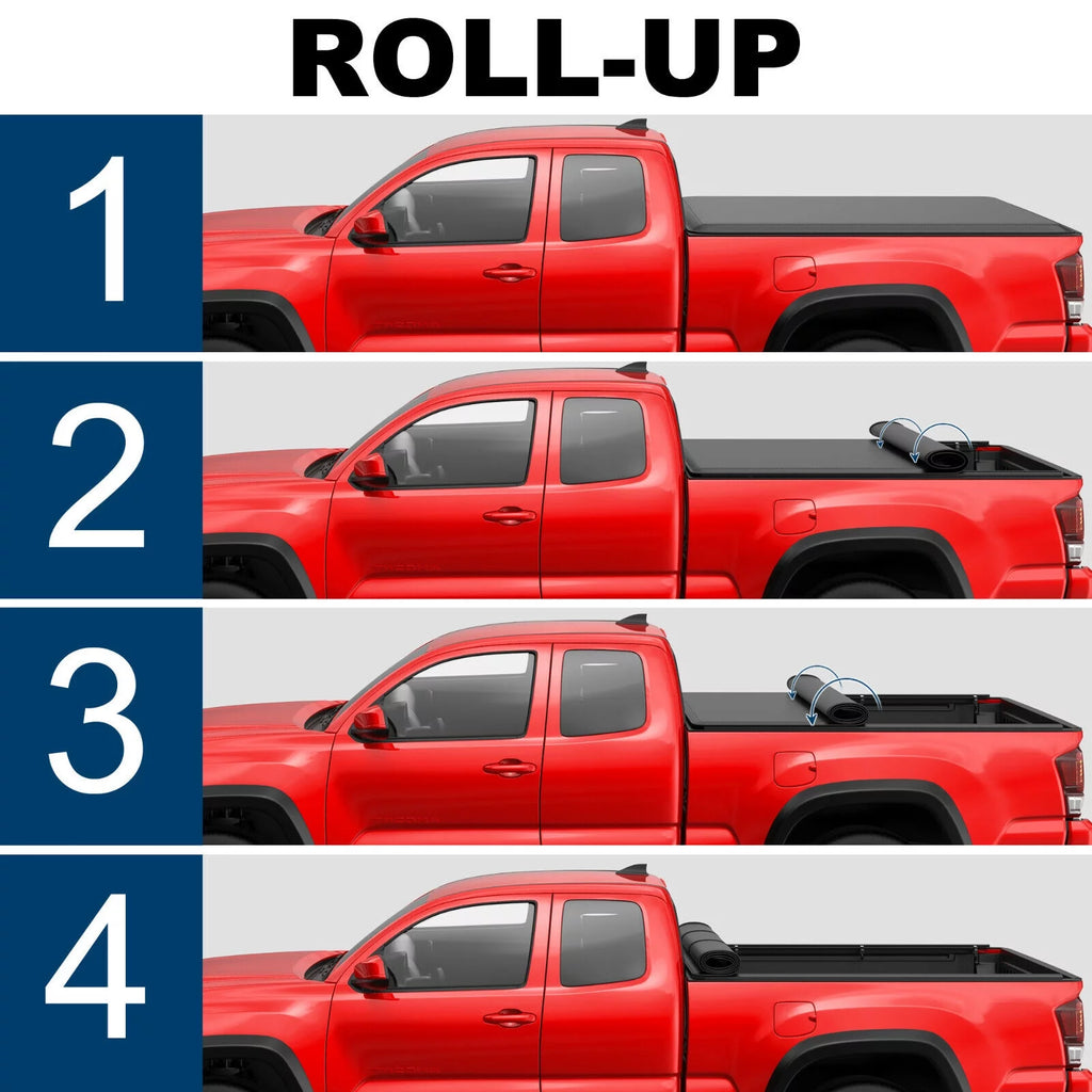 Soft Roll up Truck Bed Tonneau Cover D68948