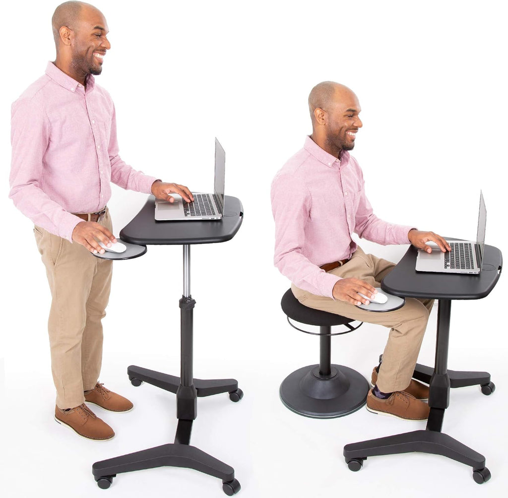 Portable Laptop Stand with Pull Out Mouse Pad & Cup Holder X54517