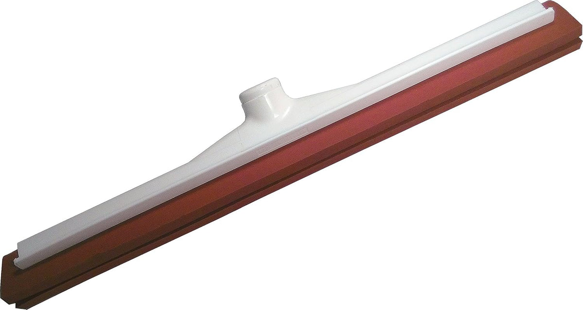 18 Length Red Foam Rubber Floor Squeegee with Plastic Frame (Pack of 10) T6081